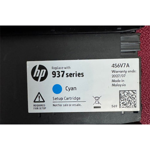 Pack de 4 cartuchos SETUP HP 937 CMYK