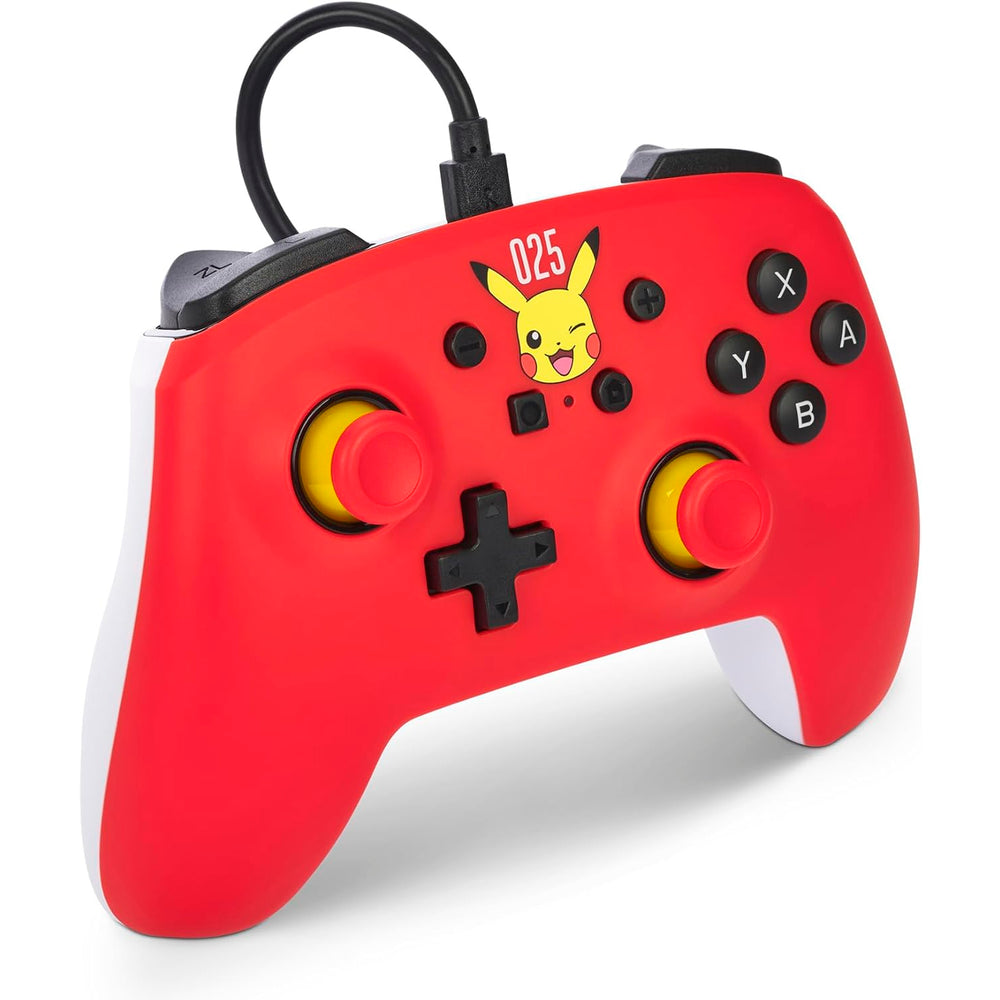 Mando PowerA con Cable Pikachu riendo para Nintendo Switch