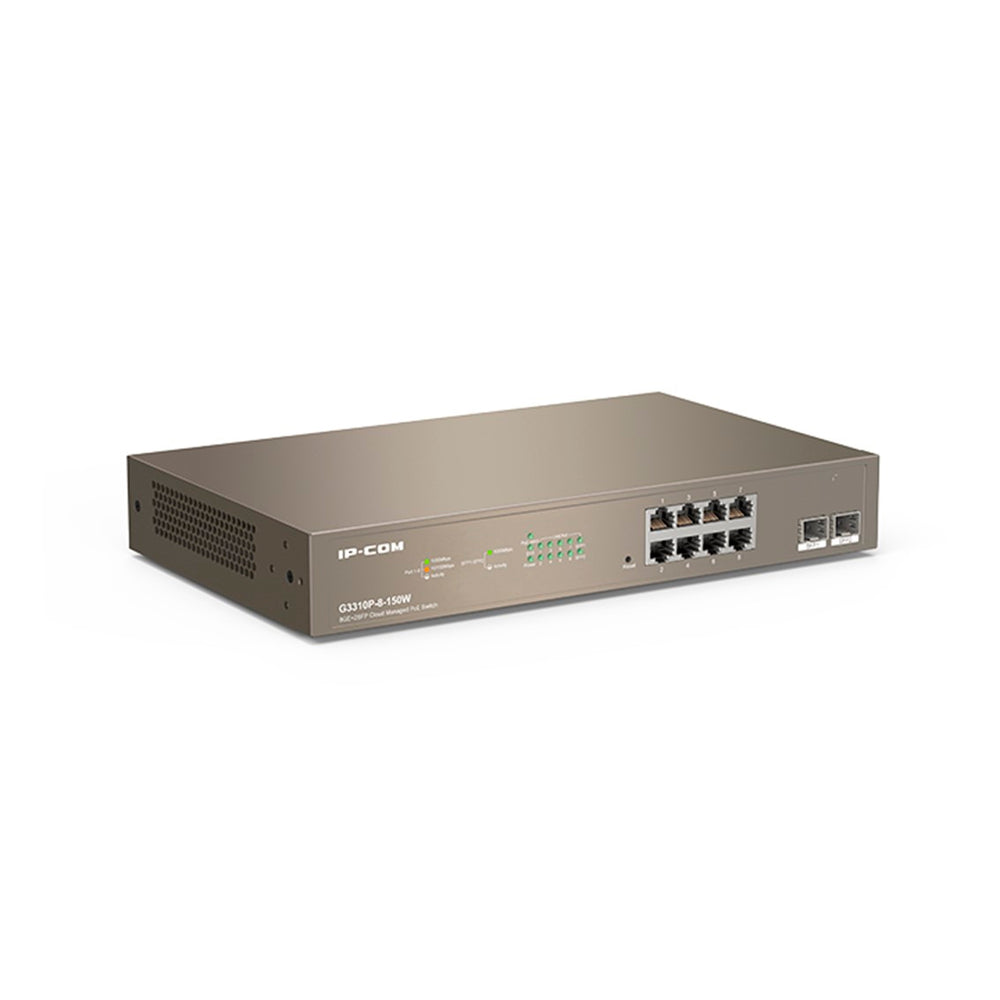 Switch 10 Puertos Ip-Com 8 Puertos Gigabit Ethernet Usado **Sin emb.original**