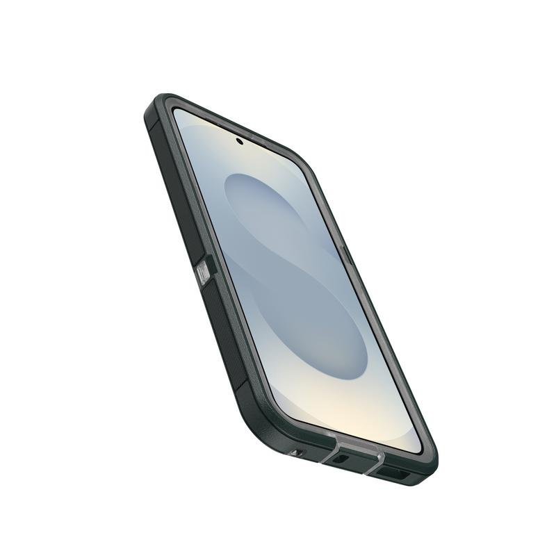 Funda Defender XT Cover plástico verde transparente con imanes para Galaxy S25