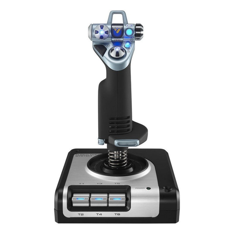 Logitech G Saitek X52 Flight Control System Sistema de Control de Vuelo Usado *