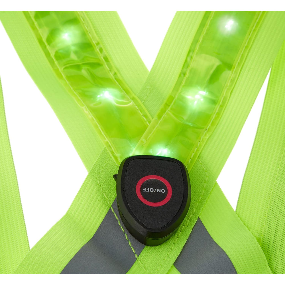Quick Media Cuerpo/Chaleco con Luces LED Reflectantes con Carga USB para Scooter