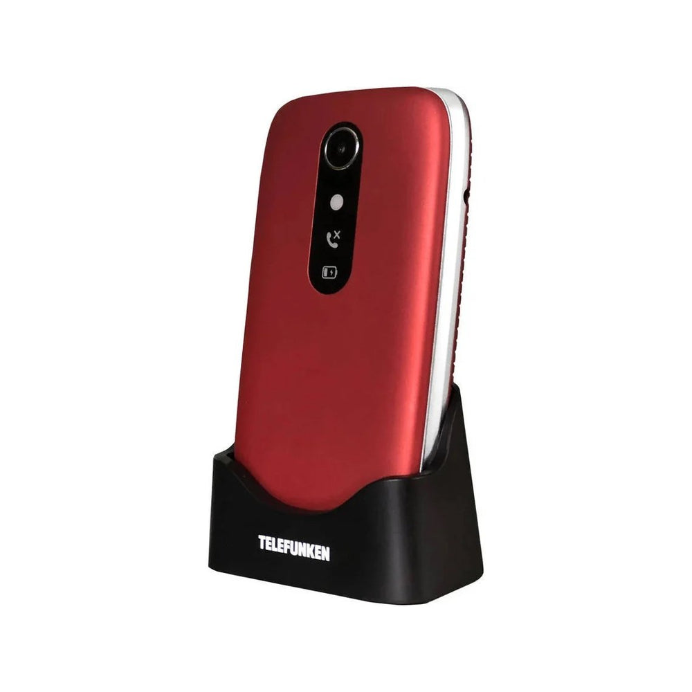 Teléfono Móvil Telefunken para mayores S445 Rojo Usado