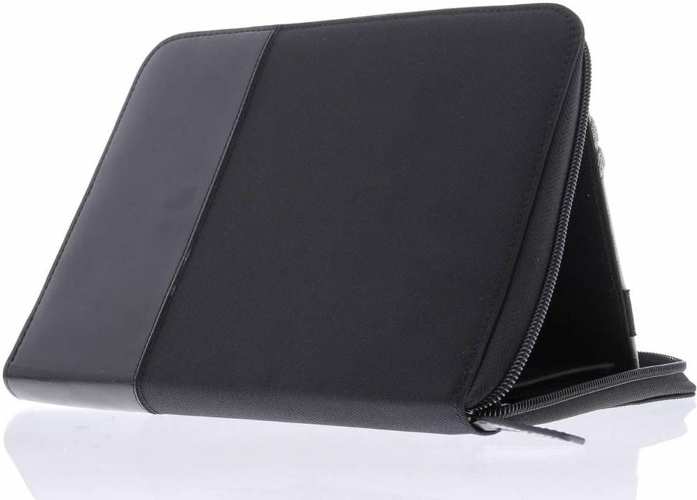 Funda universal Organizador Tablet 7/8» Celly Executive Negro Nylon y cuero.