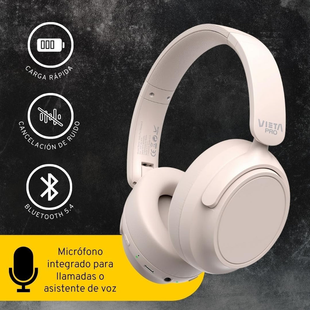 Auriculares inalámbricos Vieta Pro Silence 3 Noise Cancelling Blancos Usado