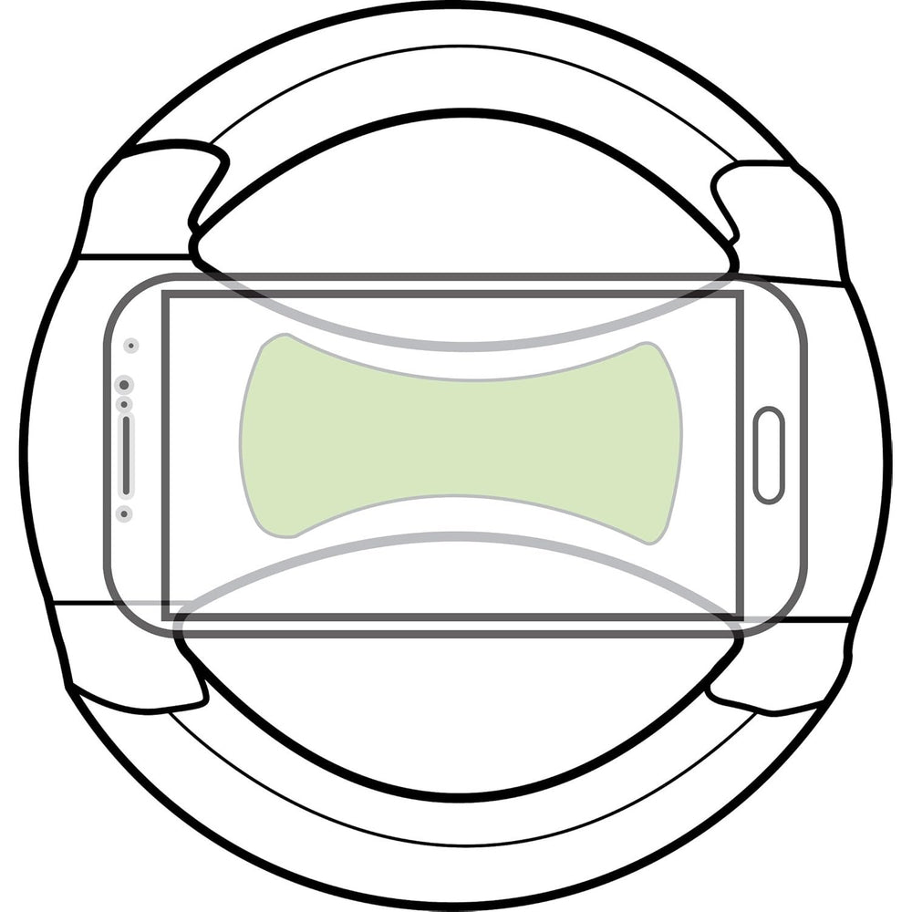 Volante Universal Clingo 07001 para Juegos de Teléfonos Móviles Negro