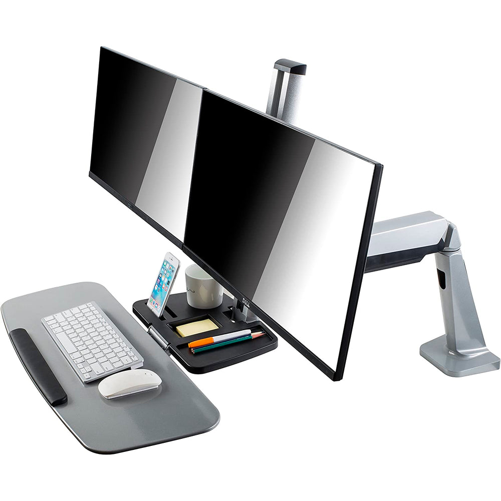 Soporte V7 DW1SSGSD-1E con dos muelles para trabajar sentado o de pie