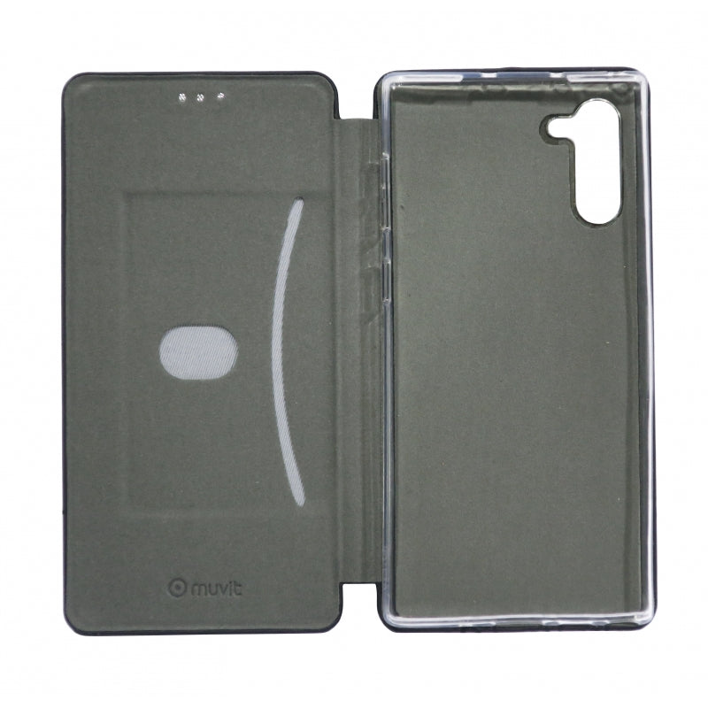 Funda Folio Muvit para Samsung Galaxy Note 10/10 5g función soporte negra(NUEVA)