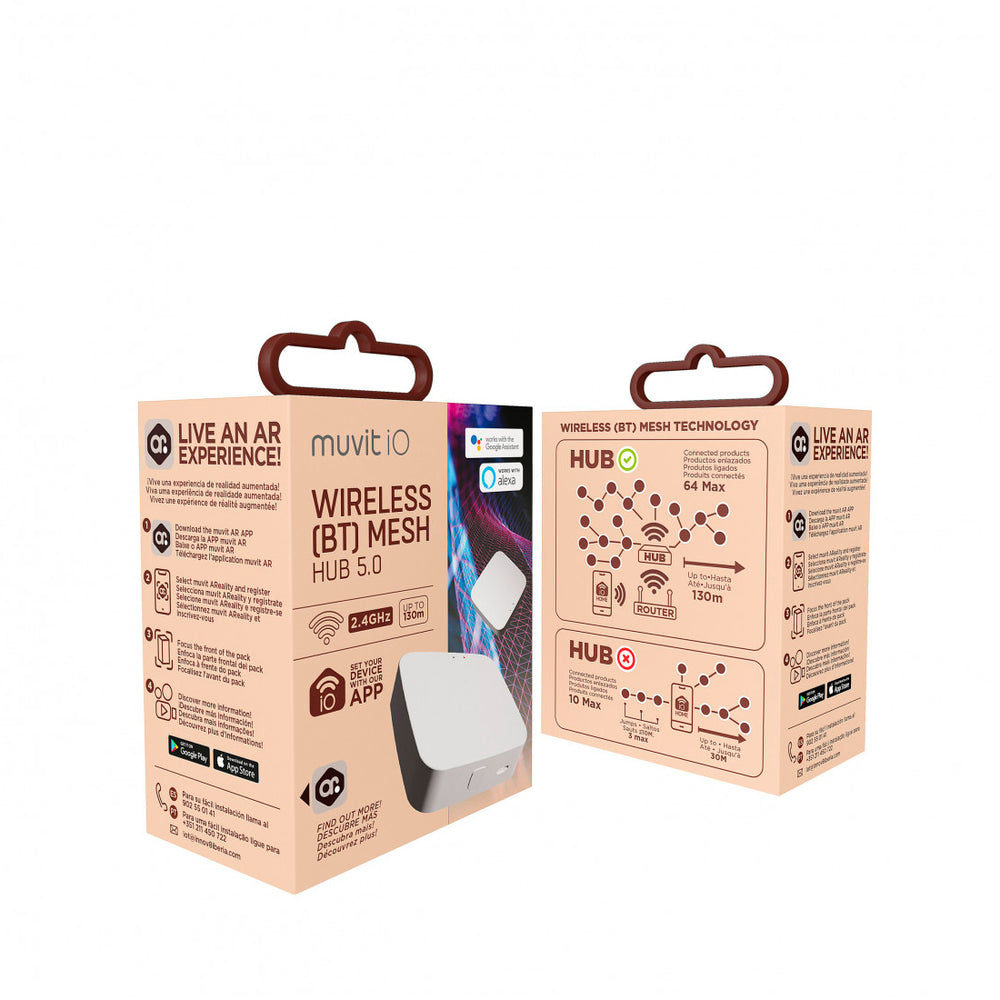 Muvit iO Wireless Mesh Hub 5V/1A con carga MicroUSB Usado