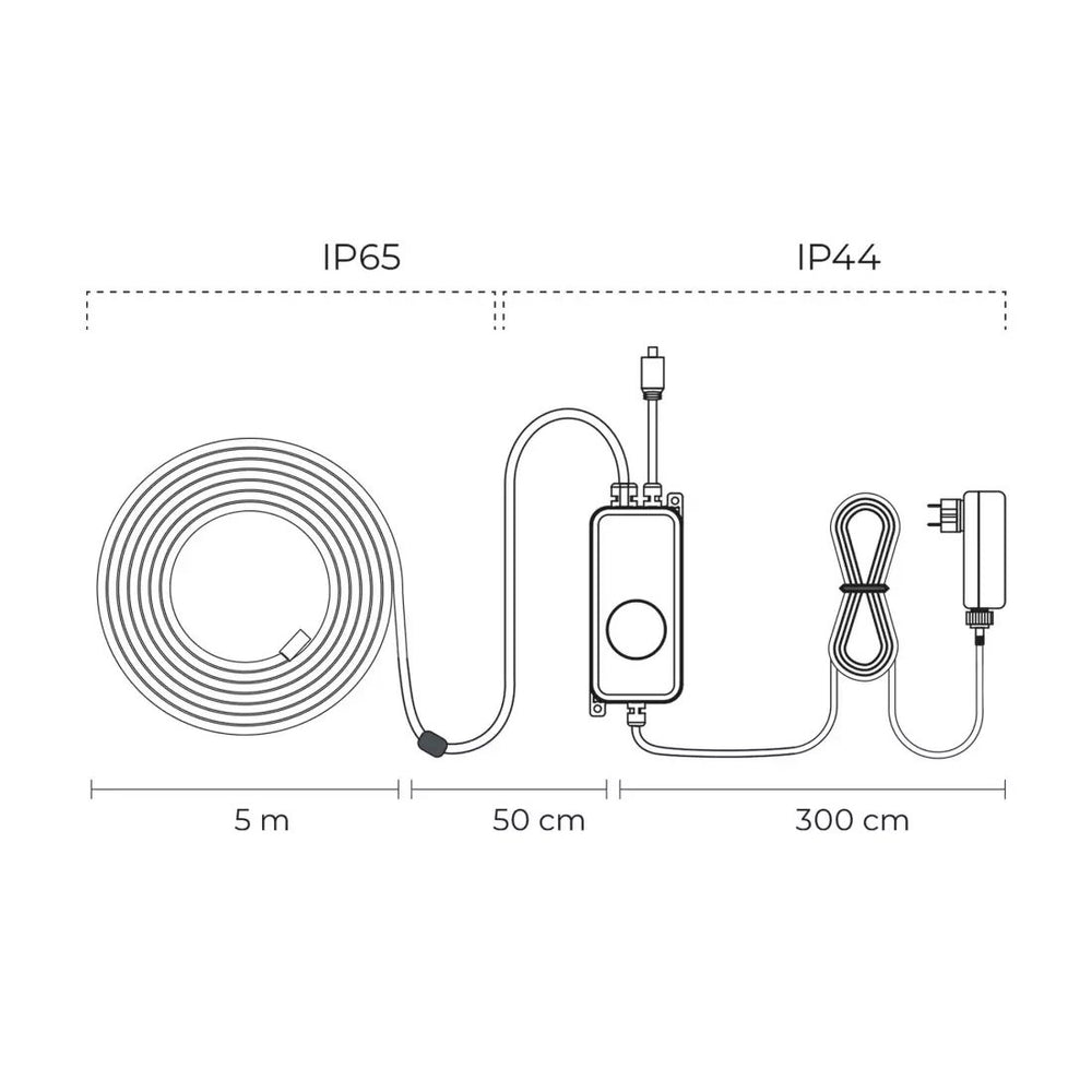 Tira Neón KSIX SmartLED Flexible Exterior RGBIC 5m