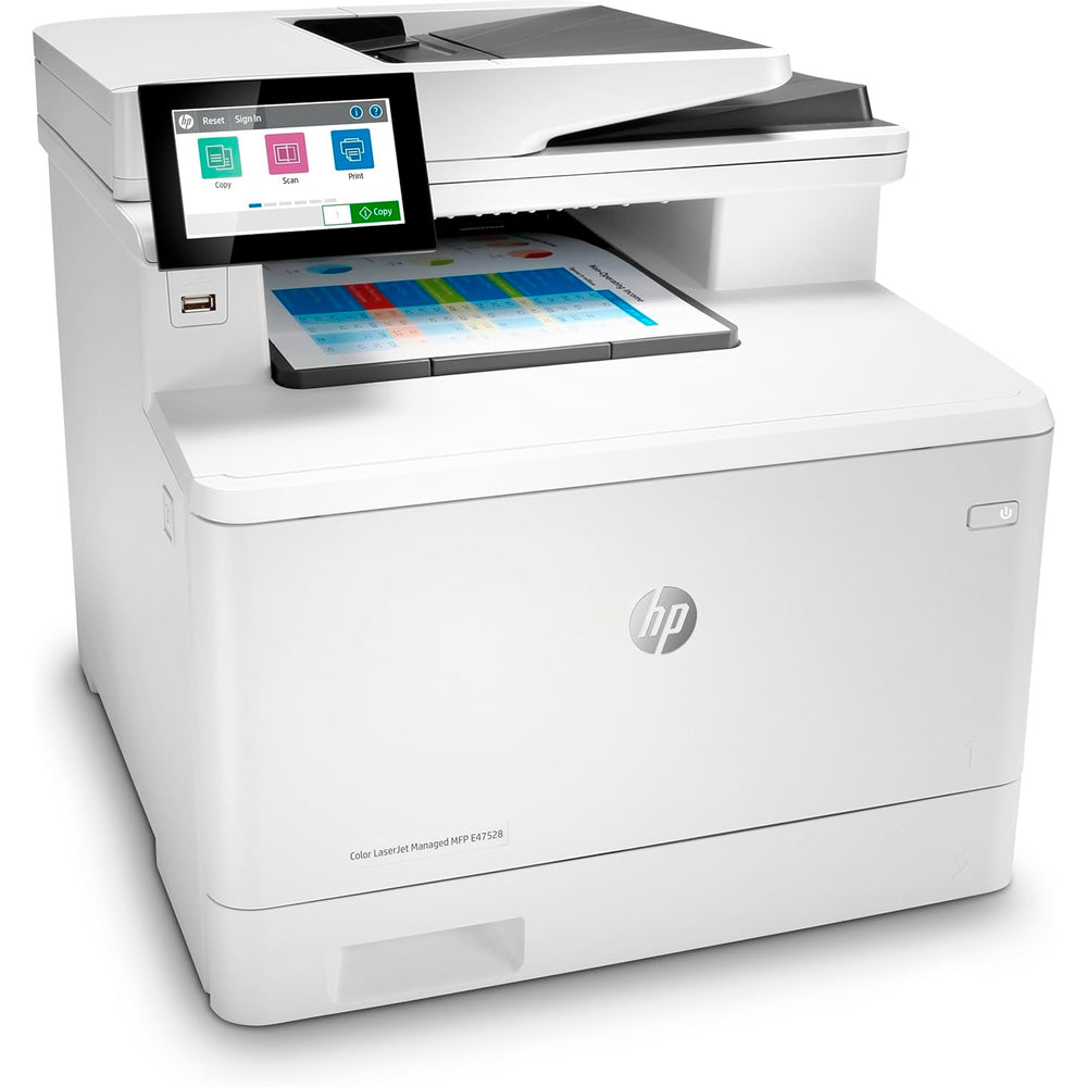 HP Laserjet Managed MFP E47528F Impresora Multifunción Láser Color Usado