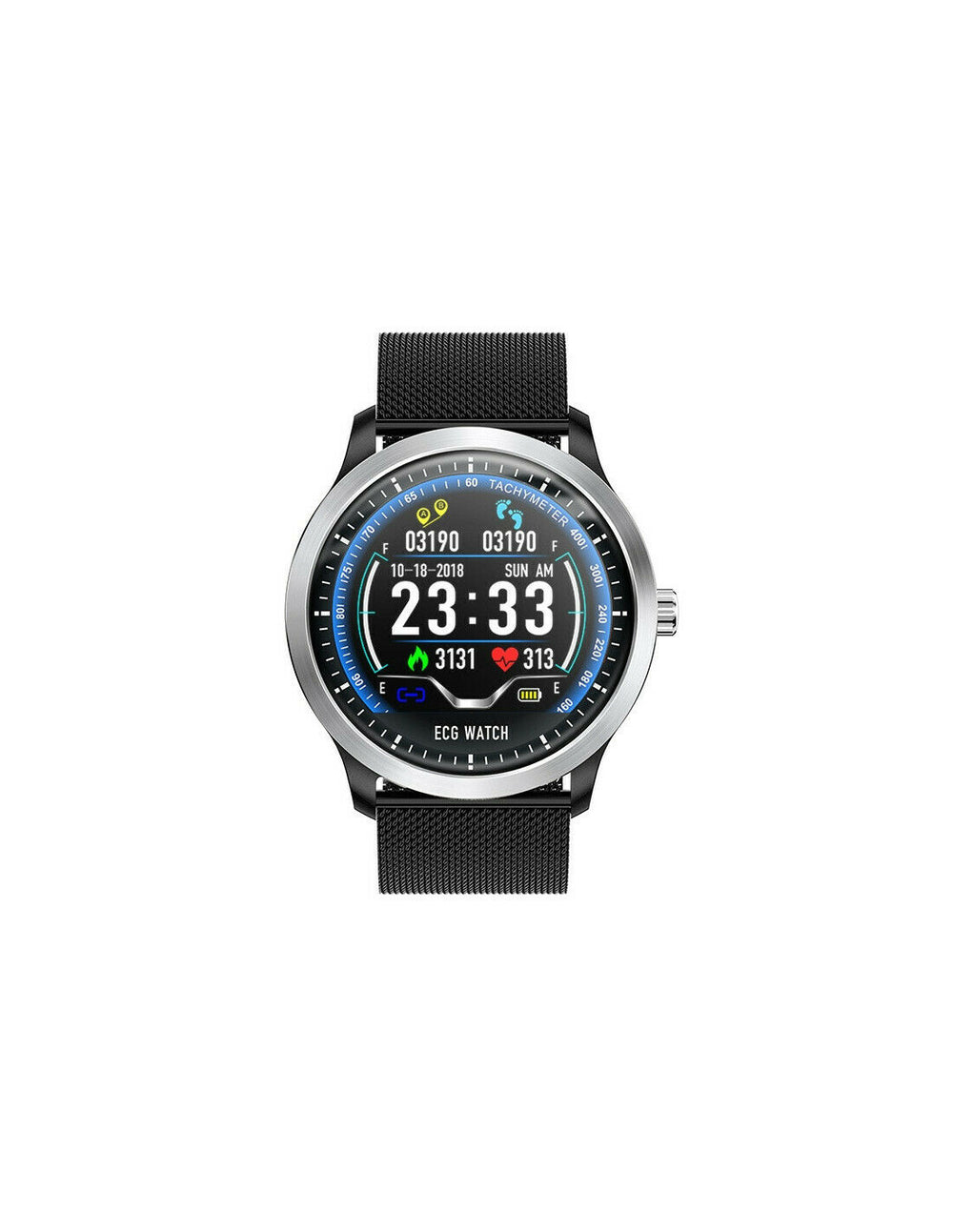 Reloj de actividad y salud Muvit iO LUXE ELECTRO negro 2 correas (NUEVO)