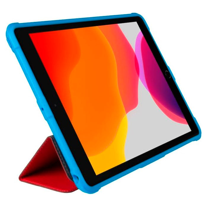 Funda Gecko V10K10C4 para Apple iPad 10.2 (19/20/21) Super Hero color Rojo/Azul