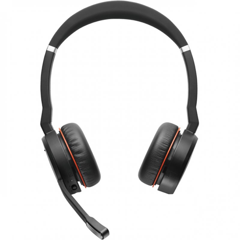 Jabra Evolve 75 MS Auriculares Bluetooth Negros Usado *Falla micro. Sin USB*