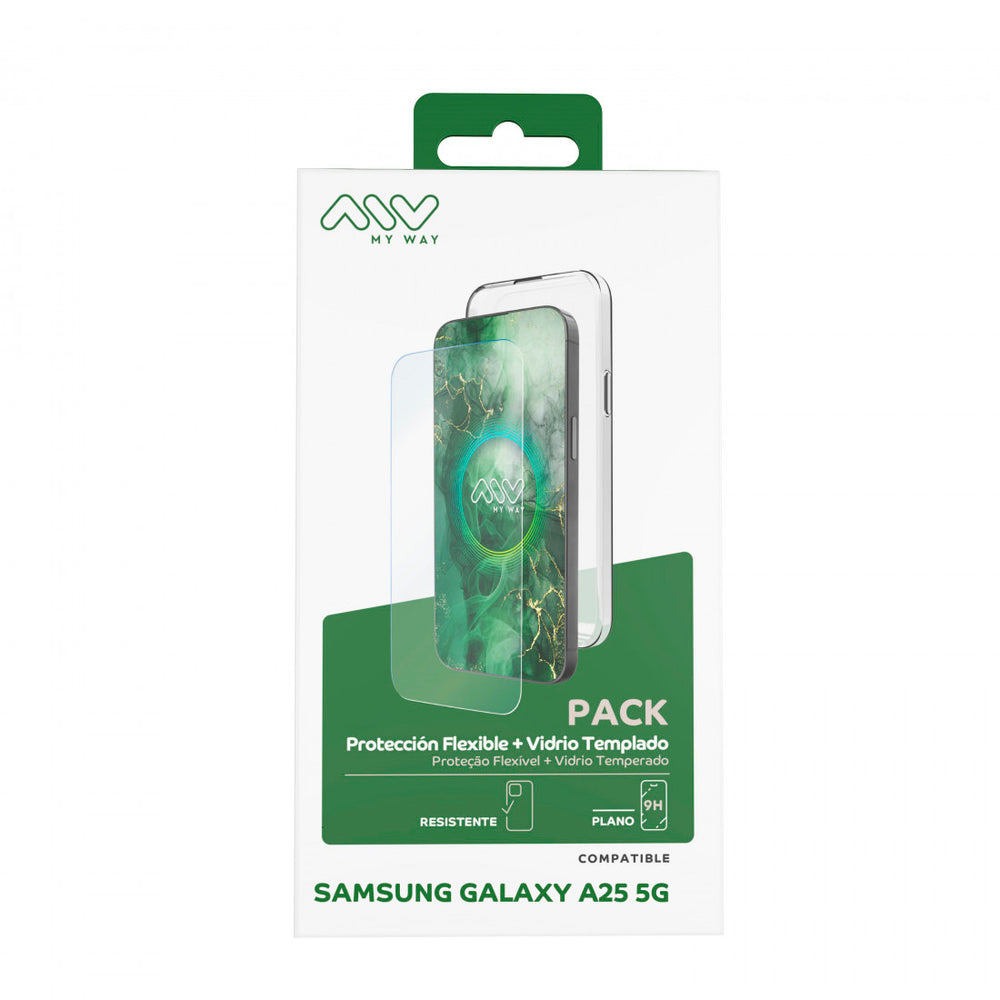 Funda Myway compatible para Samsung Galaxy A25 5G + protector pantalla vidrio