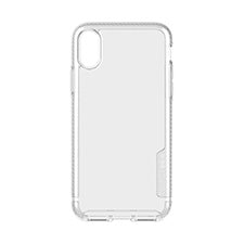 Funda de Silicona Tech21 Pure Clear Transparente para Apple iPhone X/Xs