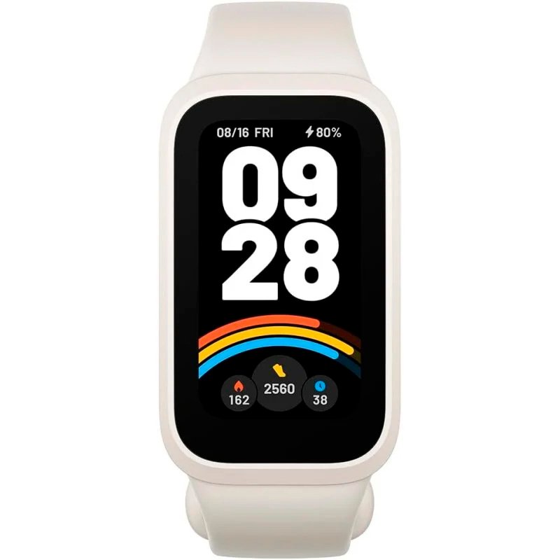 Pulsera de Actividad Xiaomi Smart Band 9 Active Beige Usada*Solo pulsera y cable