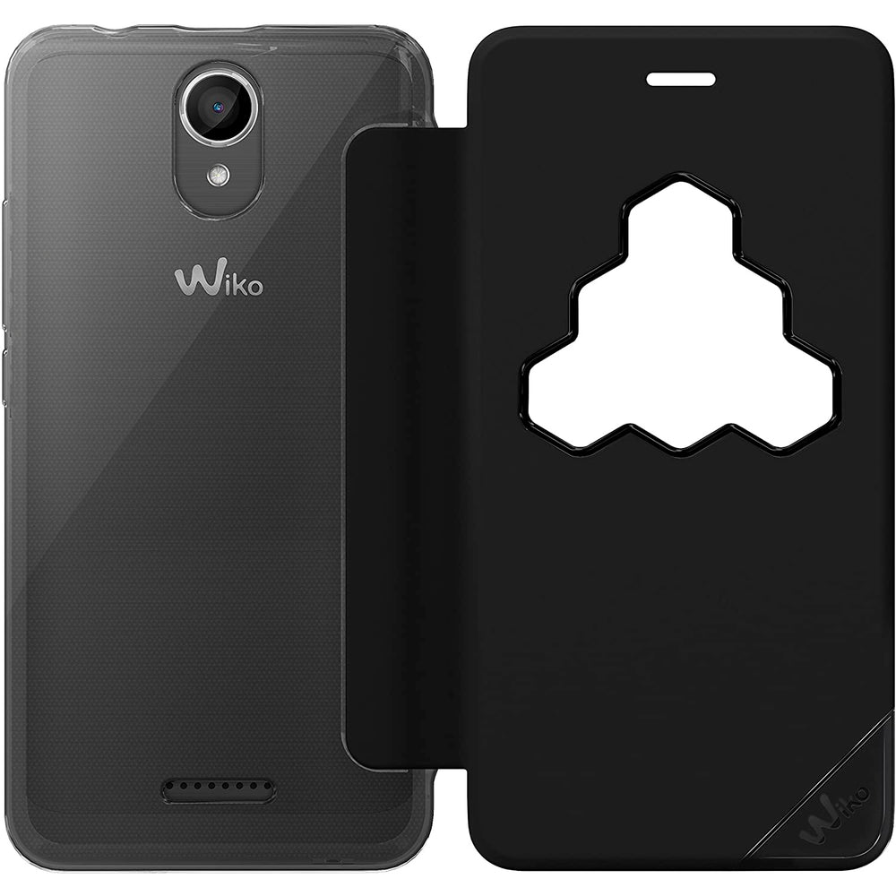 Funda original Wiko para móvil Wiko WiCube para Harry color negro.