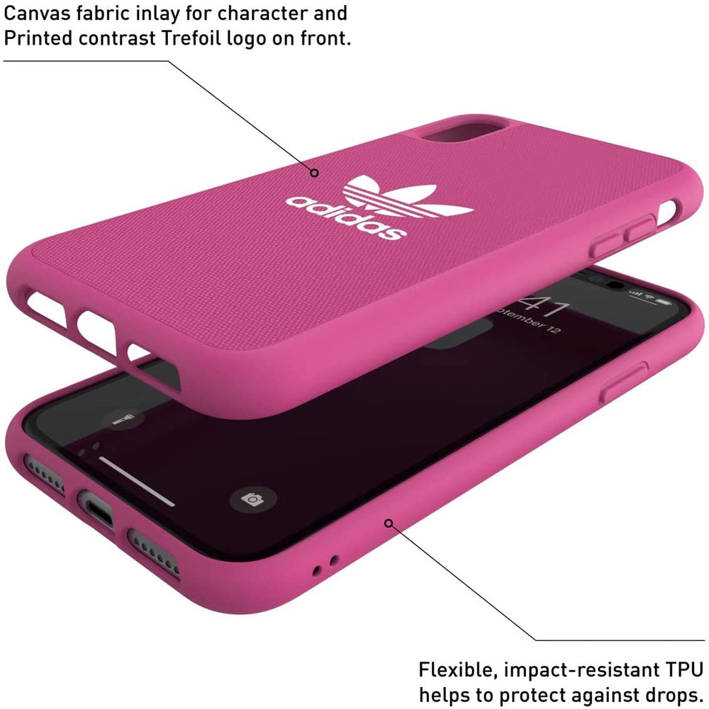 Carcasa Adidas Adicolor Apple Iphone XR Rosa (NUEVA).