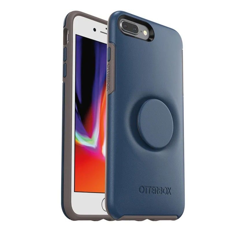 Funda OtterBox + Pop Symmetry para Apple iPhone 8 Plus / 7 Plus color Azul