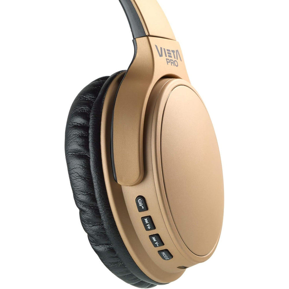 Auriculares inalámbricos Vieta Pro Wave Way VHP-BT190MO Bluetooth dorado Usado