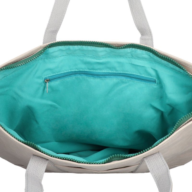 Ksix Bolso Shopping Bag Eco Kraft Gris