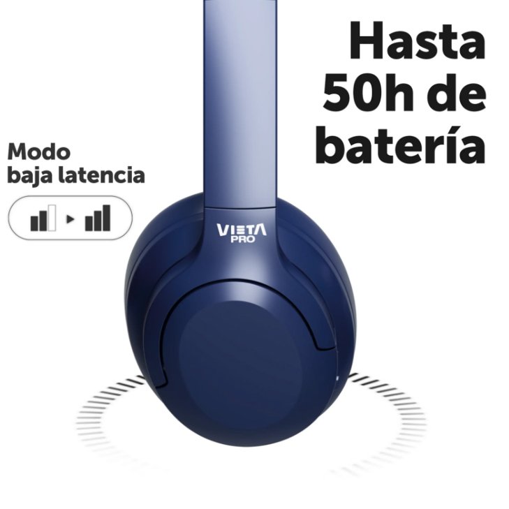 Auriculares inalámbricos Vieta Pro Motion VHP-BT125LB Bluetooth azul Usado