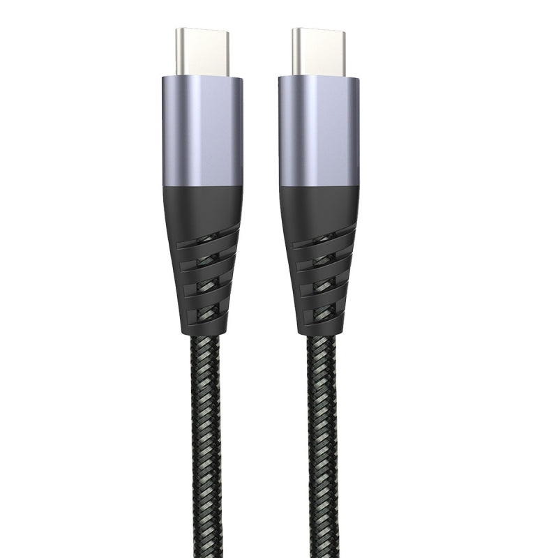 Cable Muvit Tiger USB Tipo C a Tipo C 2.0 3A 1.2m gris (NUEVO)