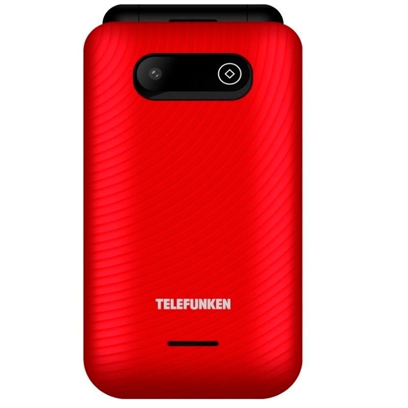 Teléfono Móvil Telefunken S760 Teléfono para Mayores Rojo