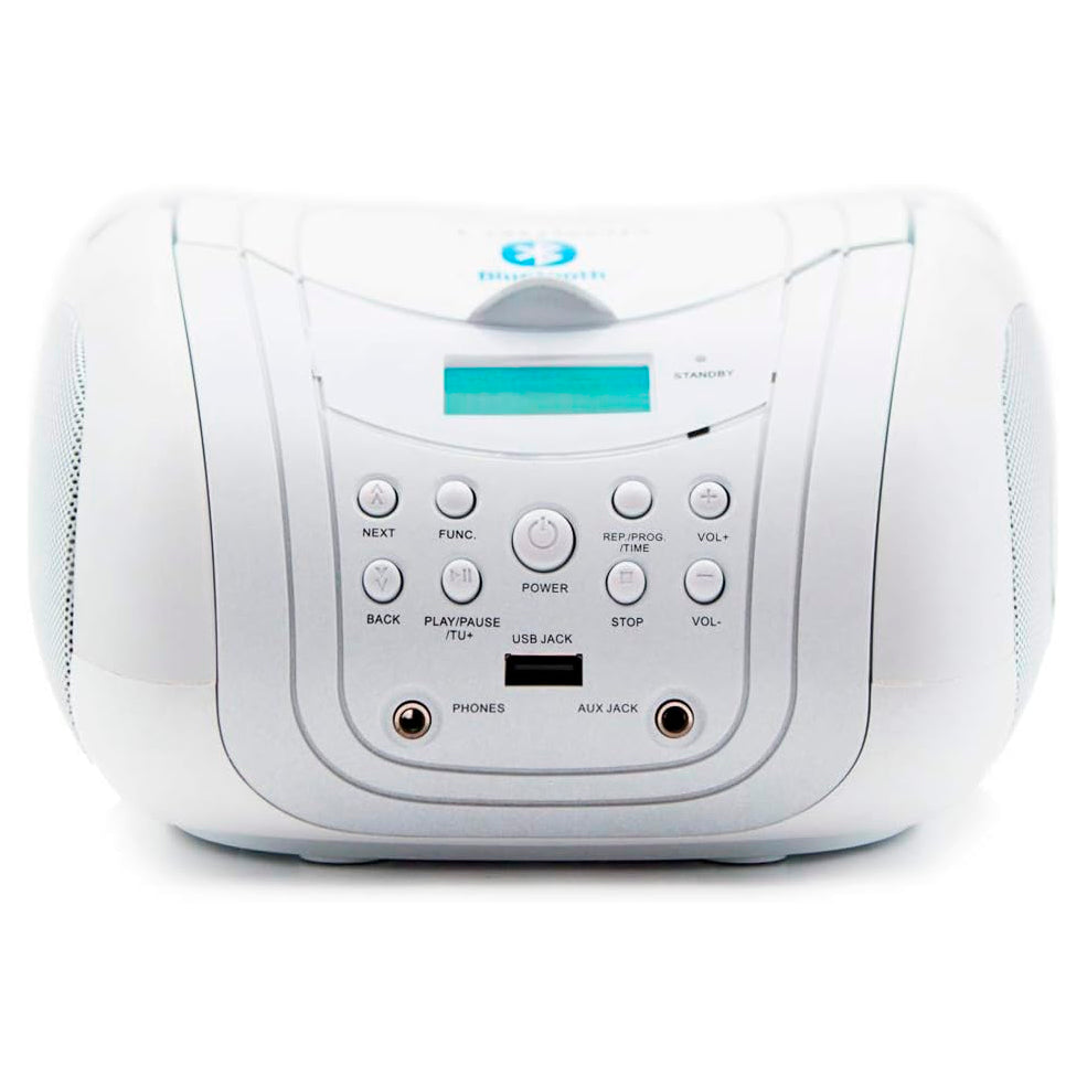 Reproductor CD Lauson MX22 CD-MP3 con Luces LED y Bluetooth y Radio FM