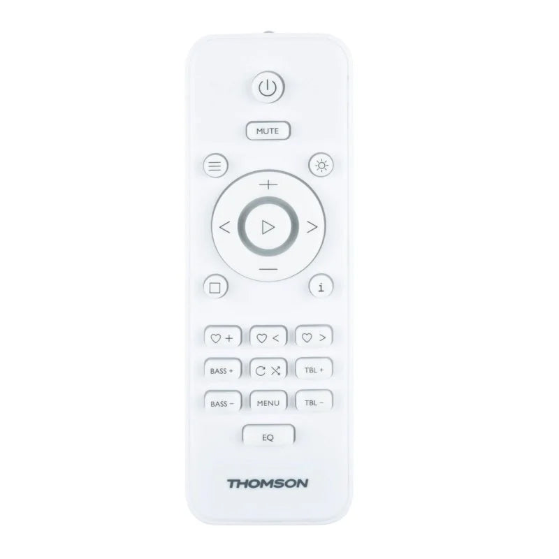 Thomson MIC301IBT Radio CD Bluetooth 60 W MP3/USB con Carga Inalámbrica Blanca