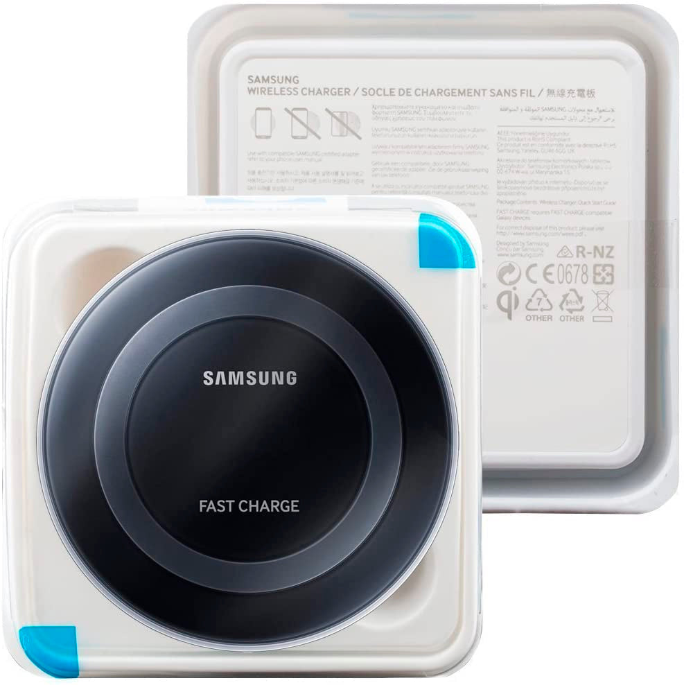 Cargador rápido inalámbrico para smartphone Samsung BT-EPPN920BBEGWW negro