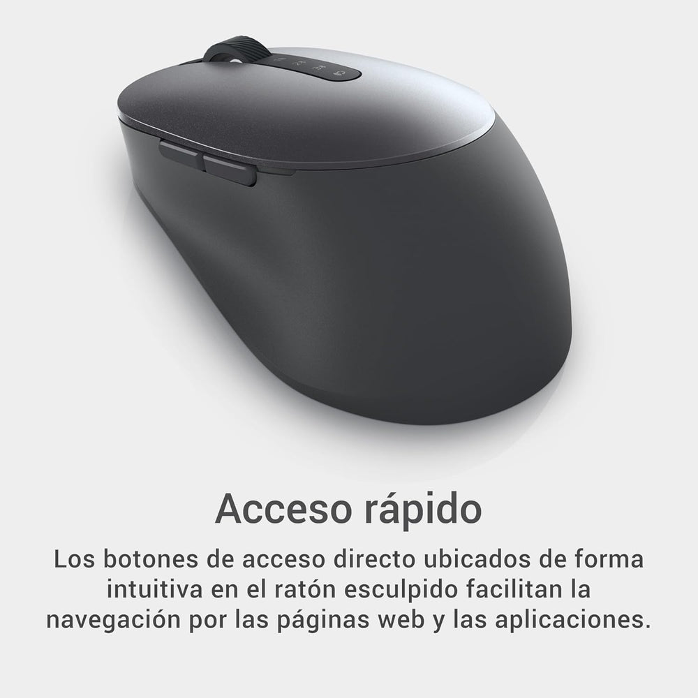 Ratón Inalámbrico Dell MS5320W para múltiples dispositivos Gris Usado