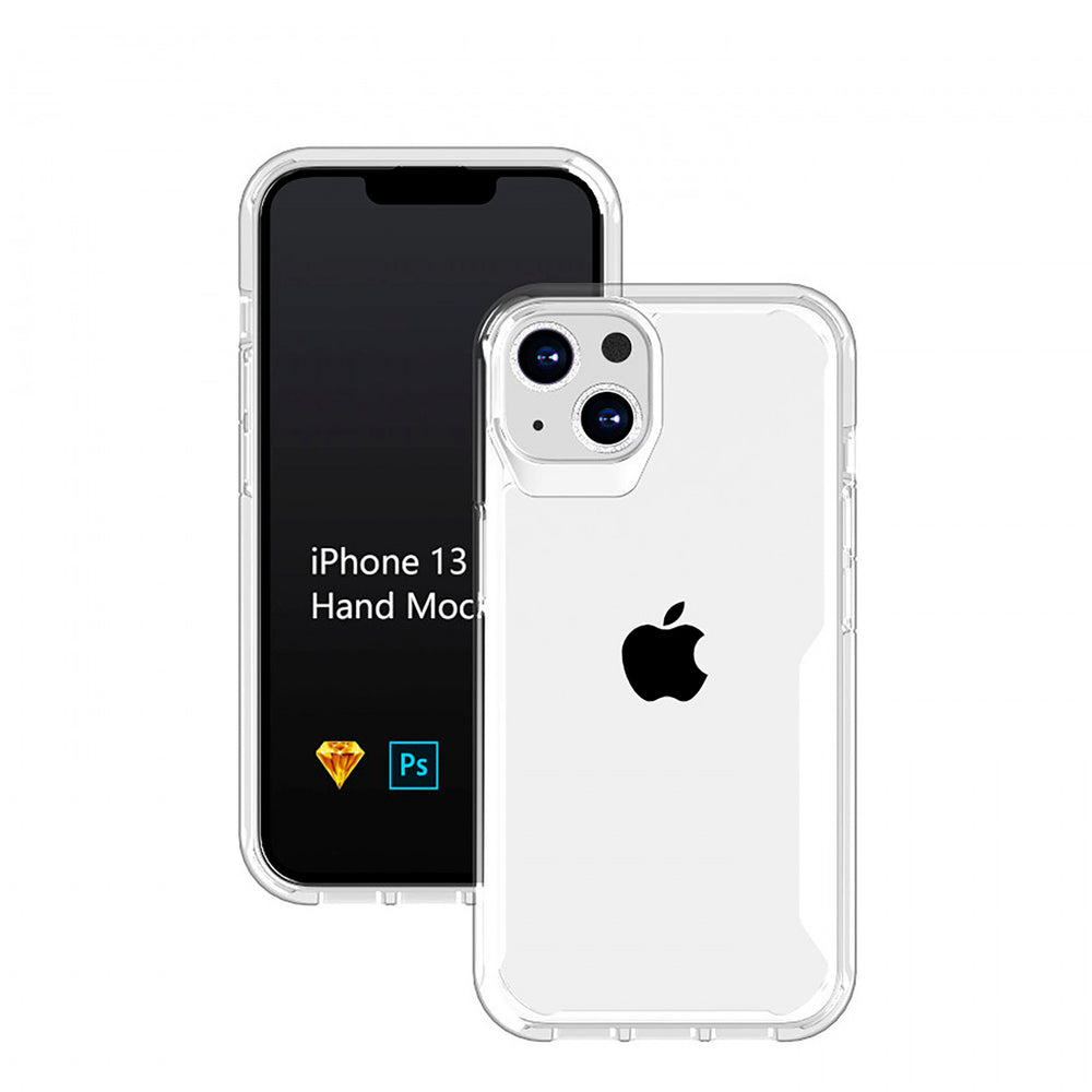 Funda Muvit for Change Shockproof 2m para Apple iPhone 13 transparente