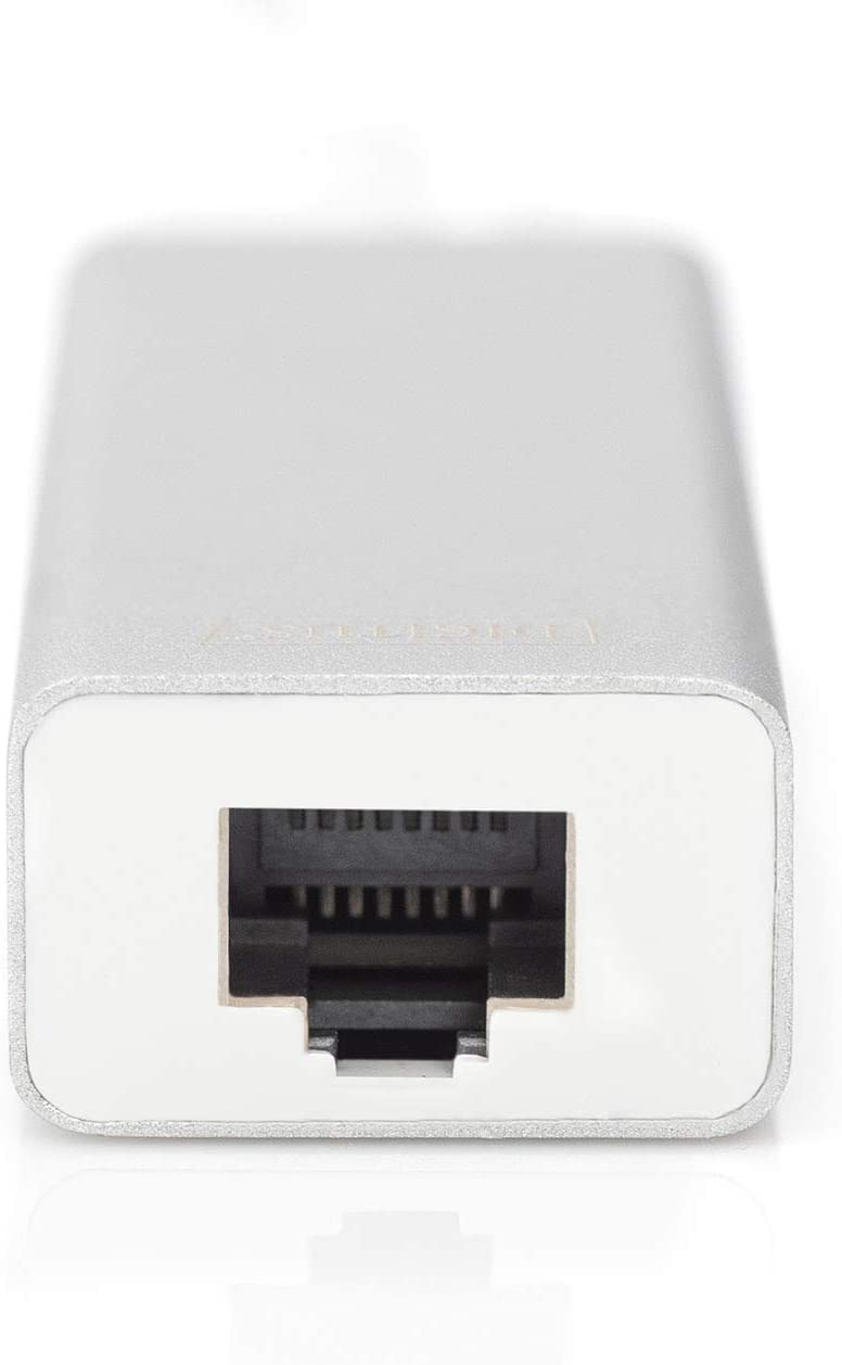 Concentrador HUB DIGITUS DA-70255 USB 3.0 Tipo C con Gigabit Ethernet.