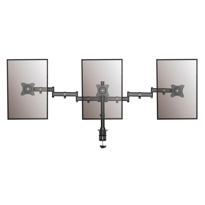 Soporte de Mesa Equip para 3 Pantallas 13″-27″ Doble Brazo Articulado Max. 24Kg