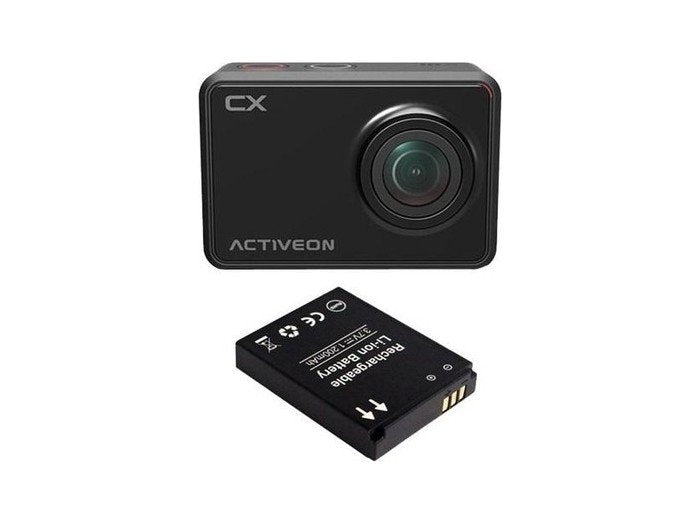 Pack Cámara de acción CX Activeon con Wi-Fi + Palo selfie aluminio + Software
