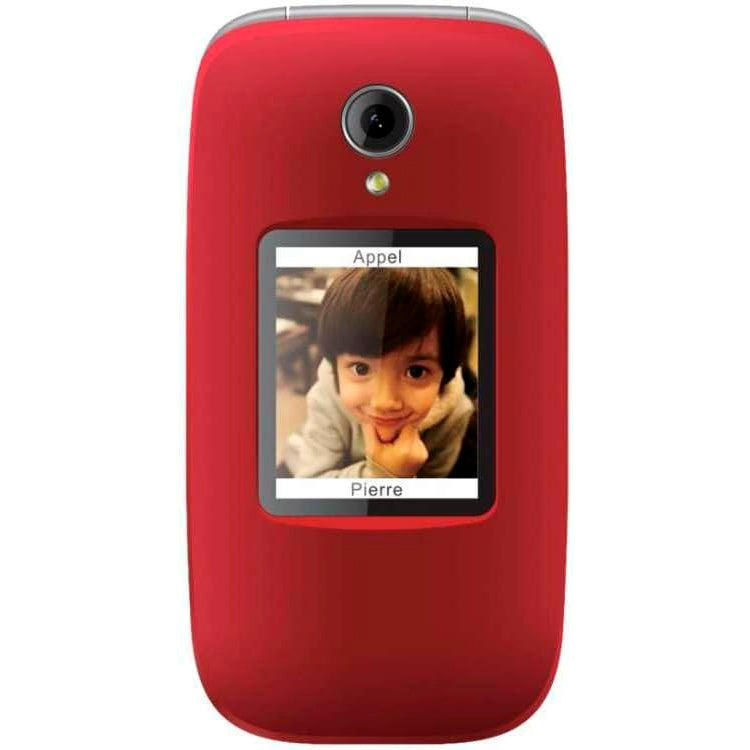 Teléfono Móvil Telefunken Libre S560 para Personas Mayores Rojo