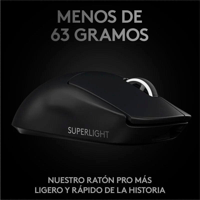 Ratón Gaming Logitech Pro X Superlight 25600DPI Negro Usado