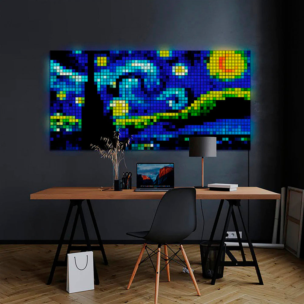 Twinkly Square Block Kit 6 – 64 RGB Pixel – 20x20cm Bluetooth + Wi-Fi IP20