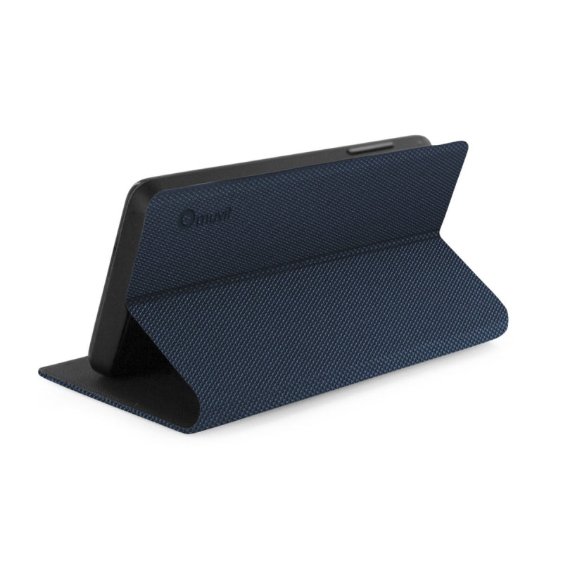 Funda Folio Muvit universal rotativa función soporte hasta 5.7» azul.