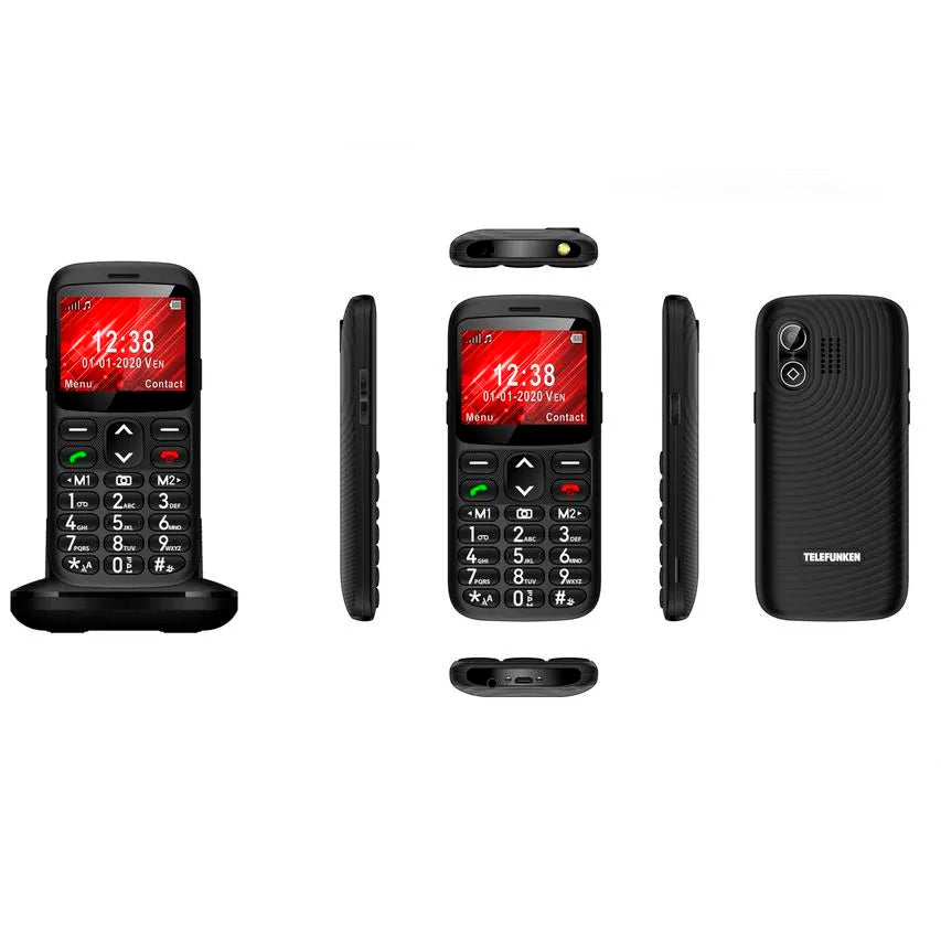 Teléfono Móvil Telefunken Libre S520 2G 2.31″ Negro