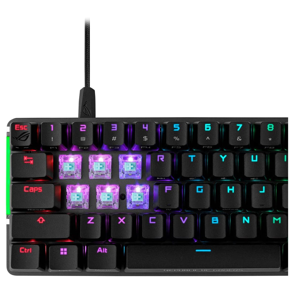 Teclado Mecánico Gaming ASUS ROG Falchion Ace RGB USB ROG NX Español *Sin tapa*