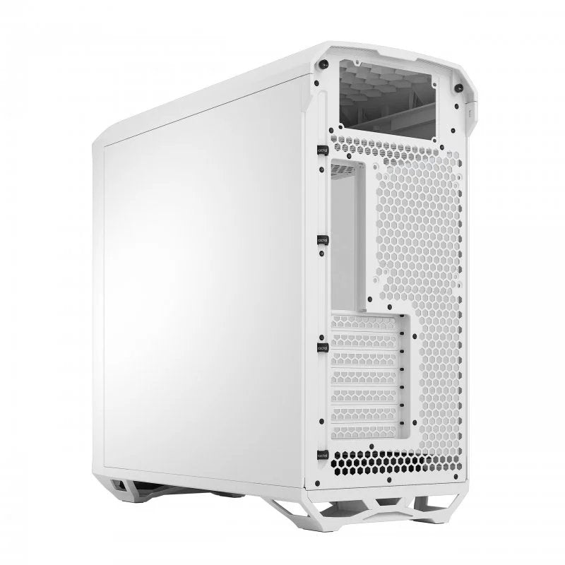 Torre completa Midi Tower Fractal Design Torrent Cristal Templado blanca