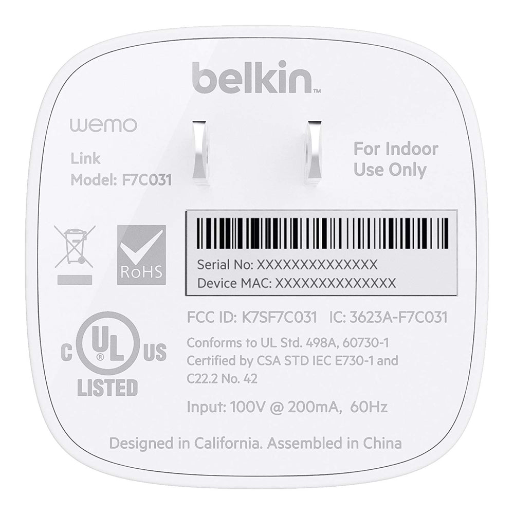 Kit básico WeMo iluminación LED Belkin F5Z0489VF