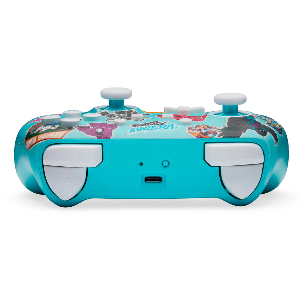 Mando inalámbrico mejorado POWERA para Nintendo Switch Fortnite Sticker Usado
