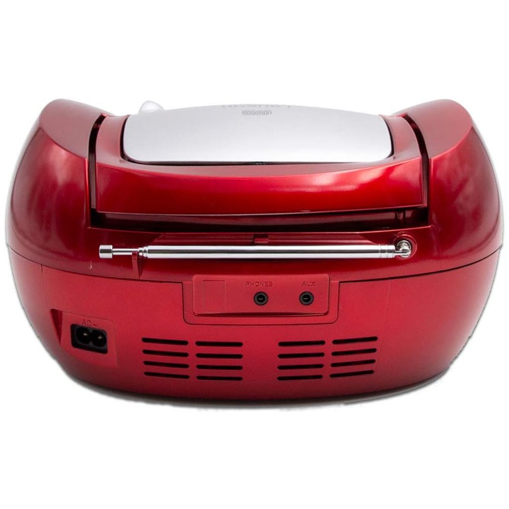 Reproductor CD Lauson CP442 Modern Combo CD/MP3 + Radio FM PLL Rojo