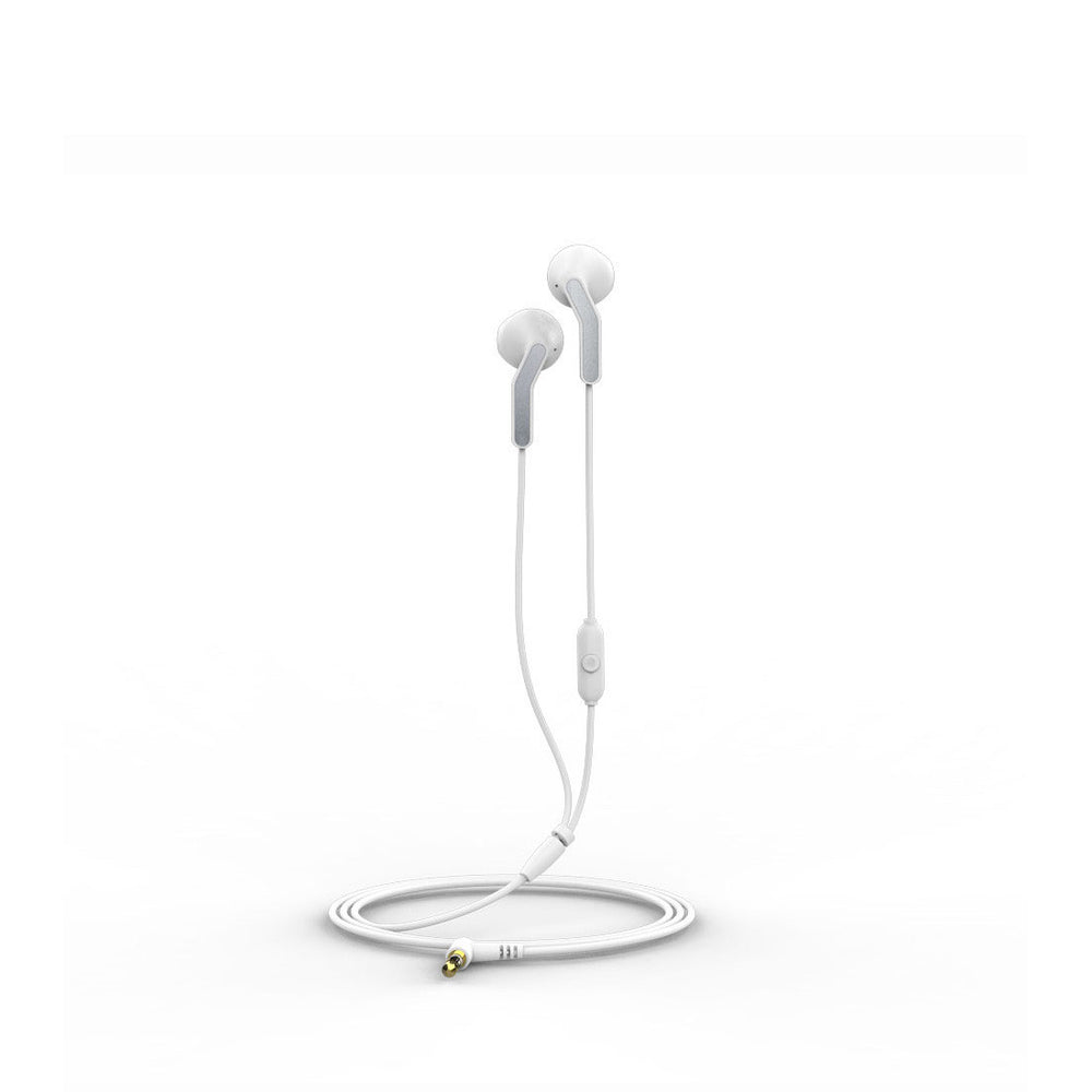 Auriculares estéreo Muvit for Change E56 3.5mm Blanco