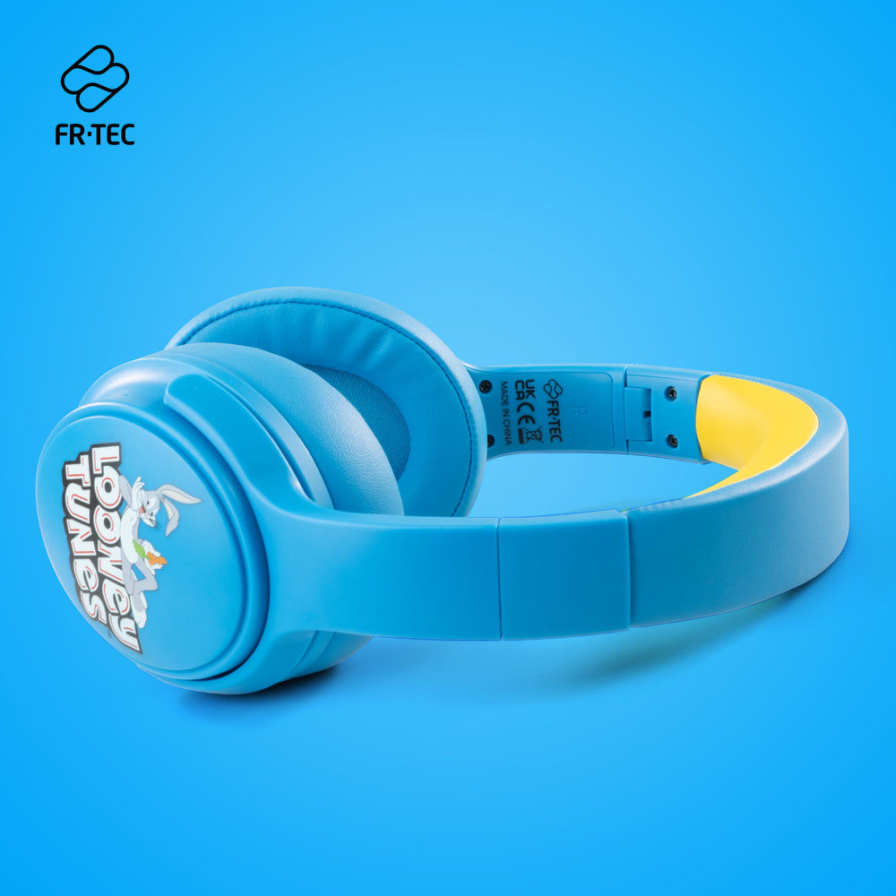 Auriculares FR-TEC Wireless Looney Tunes para niños Azules