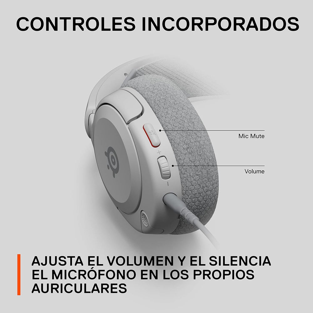 Auriculares Steelseries Arctis Nova 1 Alámbrico Diadema Juego Blanco